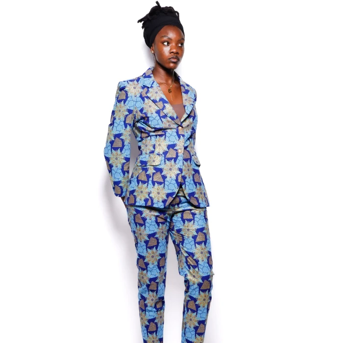 Ensemble tailleur Wax brillant 1