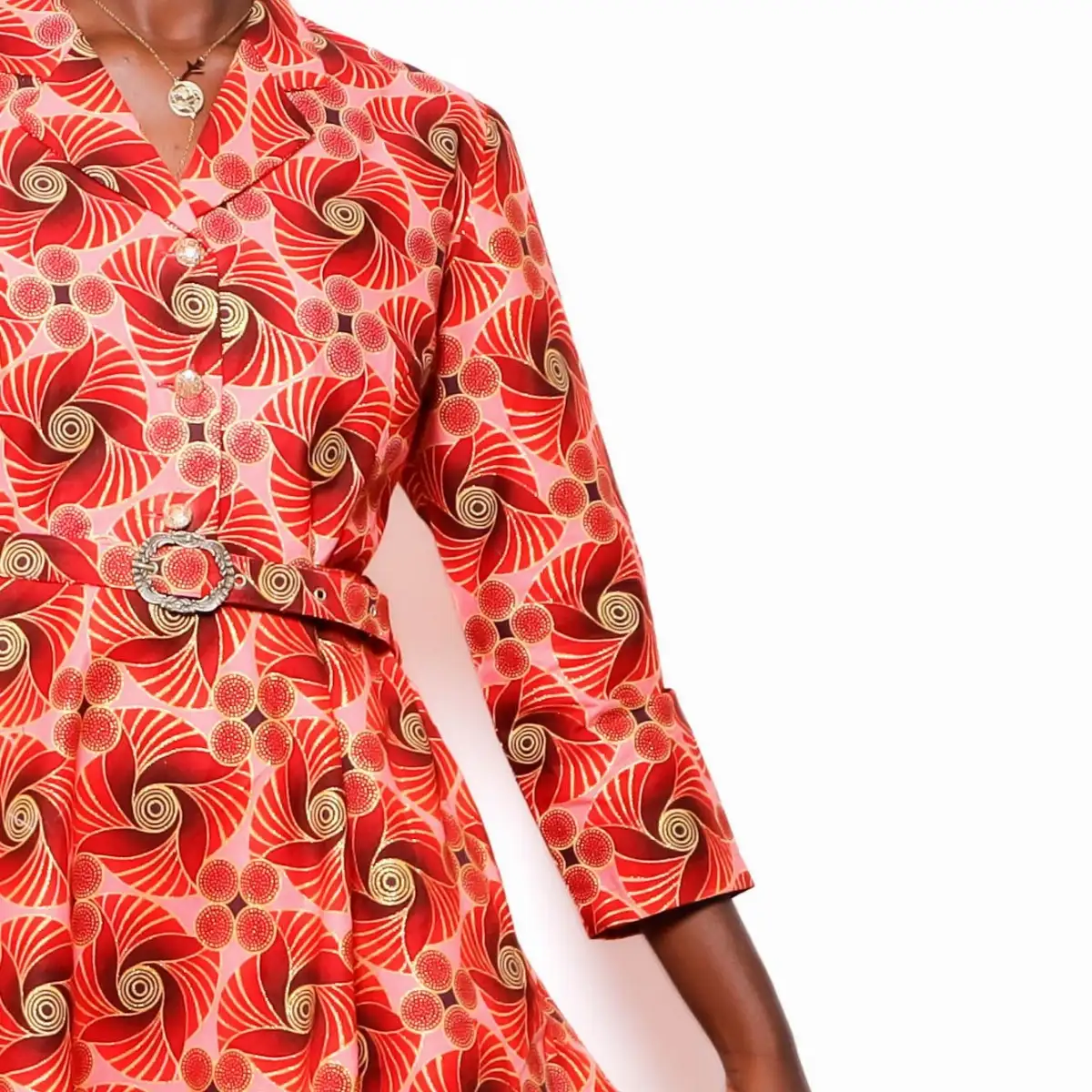 Robe volante wax motifs