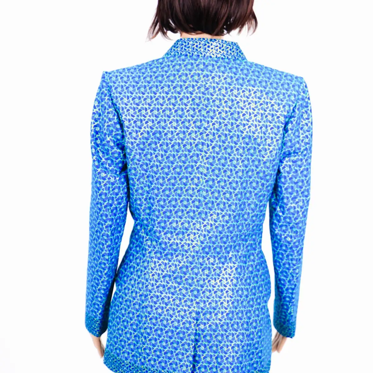 Ensemble tailleur bleu électrique
