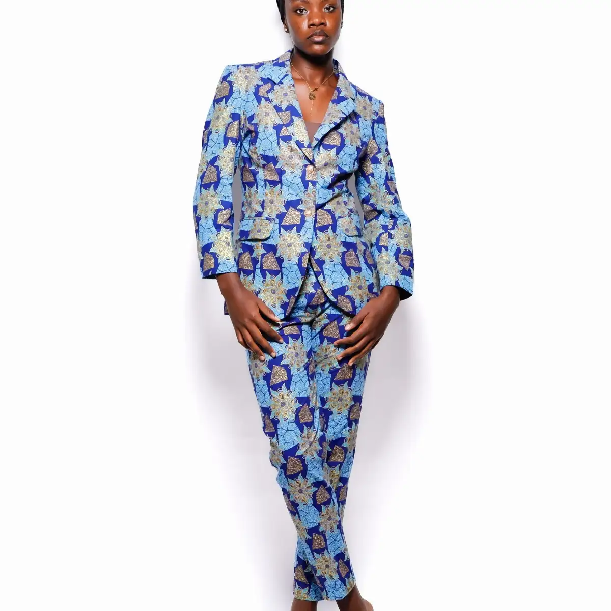 Ensemble tailleur Wax brillant 1