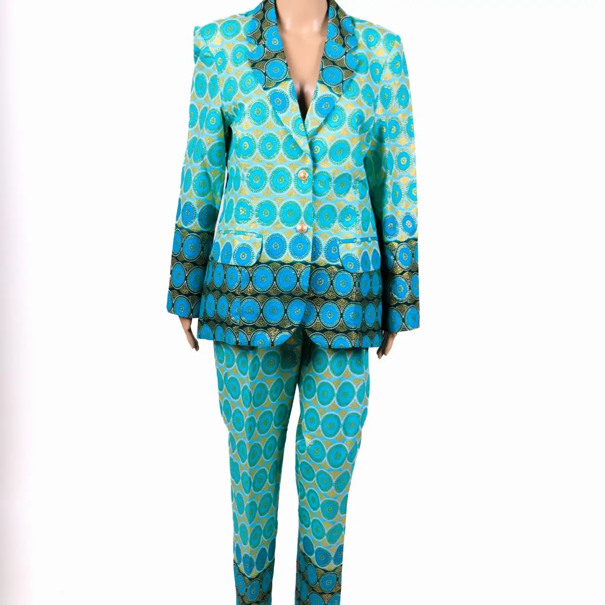 Ensemble tailleur nuances bleu