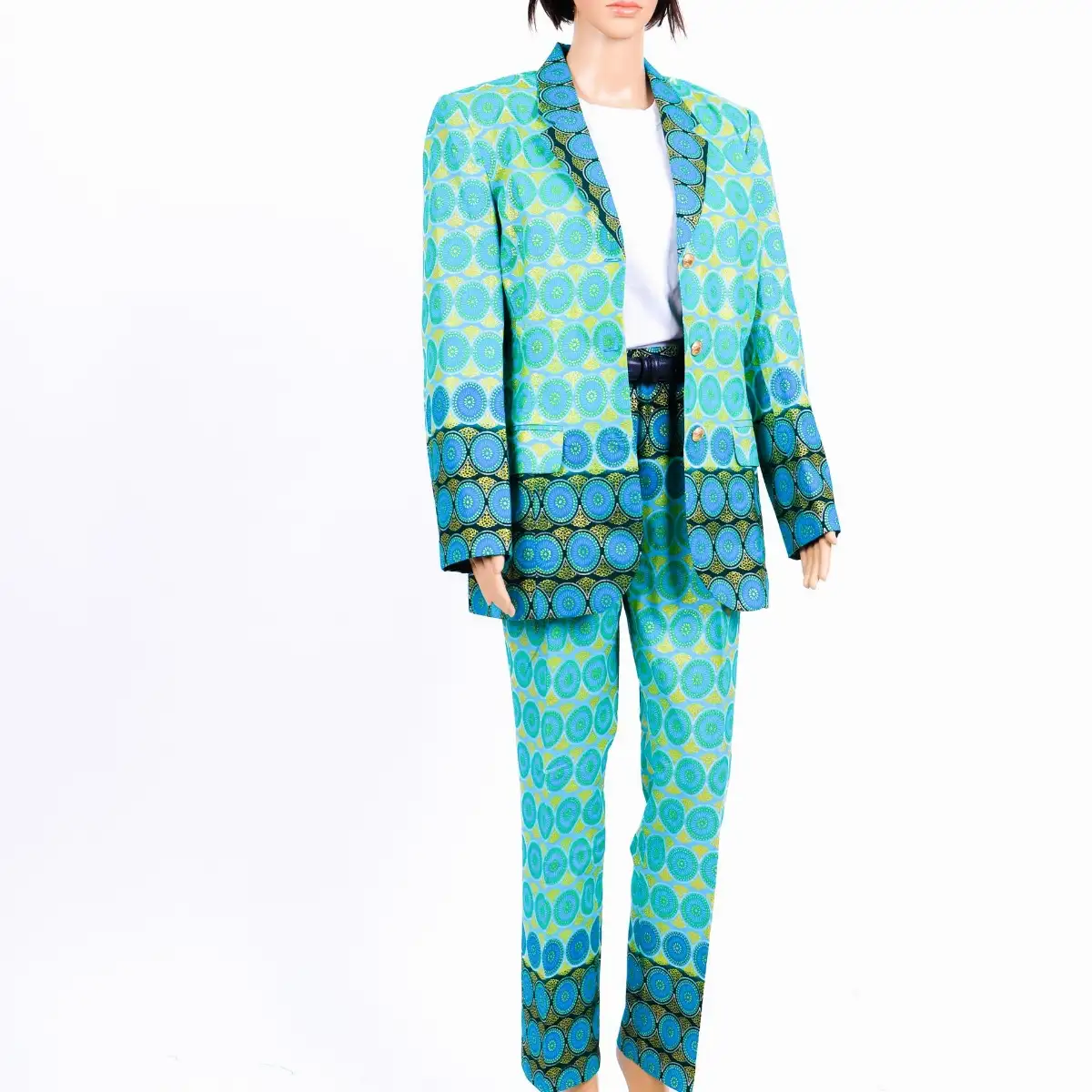 Ensemble tailleur nuances bleu
