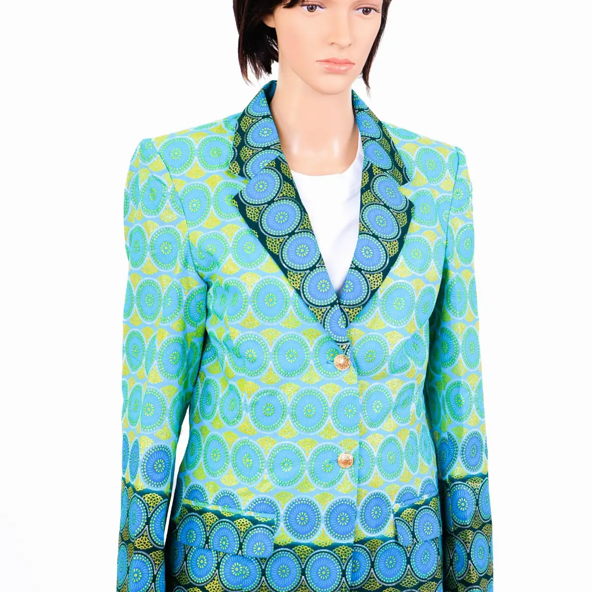 Ensemble tailleur nuances bleu