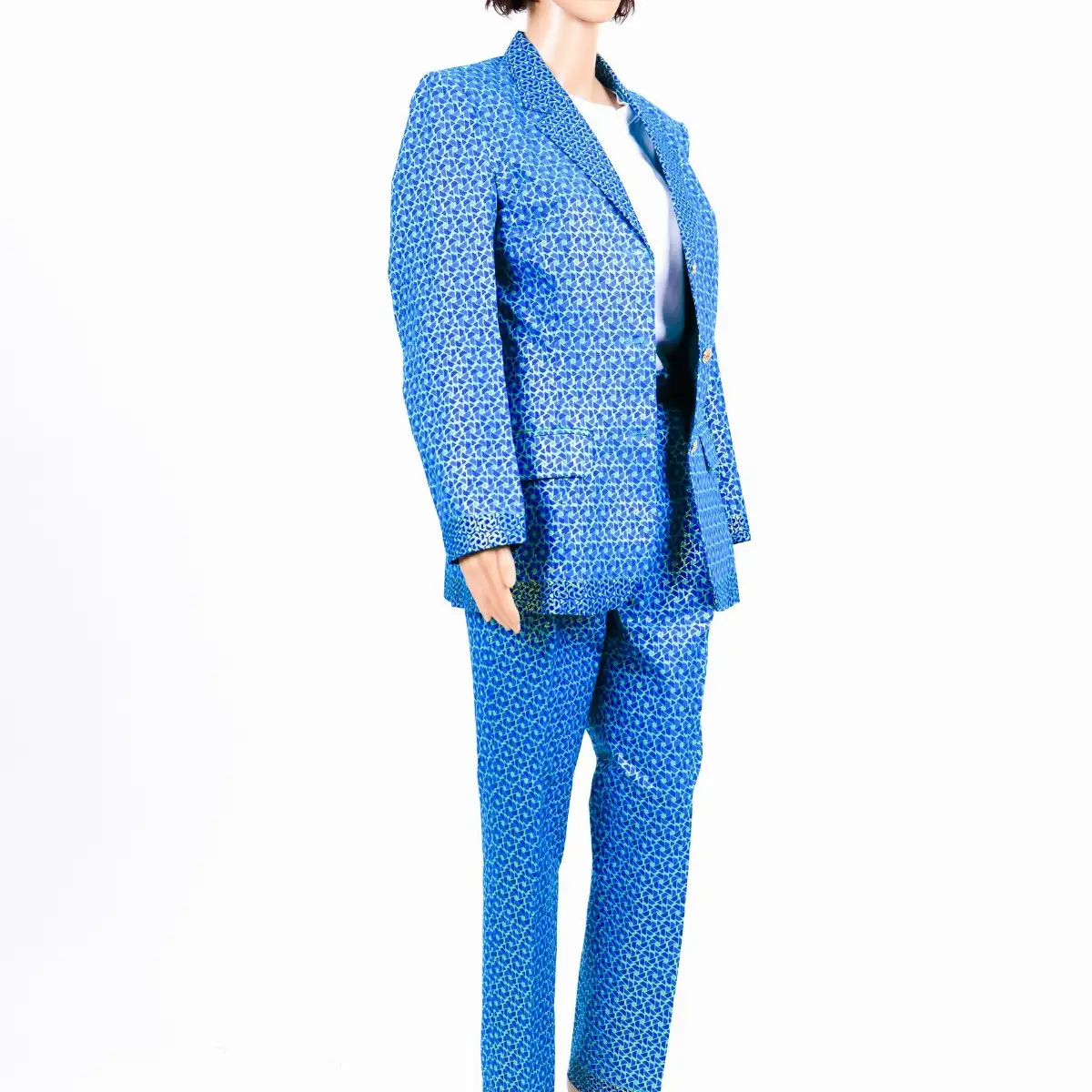 Tailleur bleu ciel