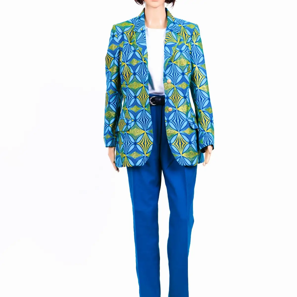 Veste verts et bleus
