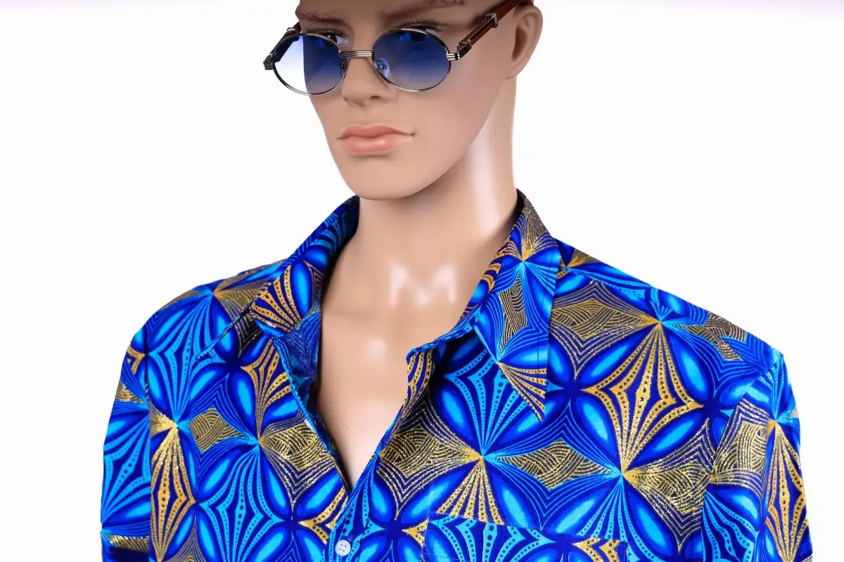 Chemise bleue