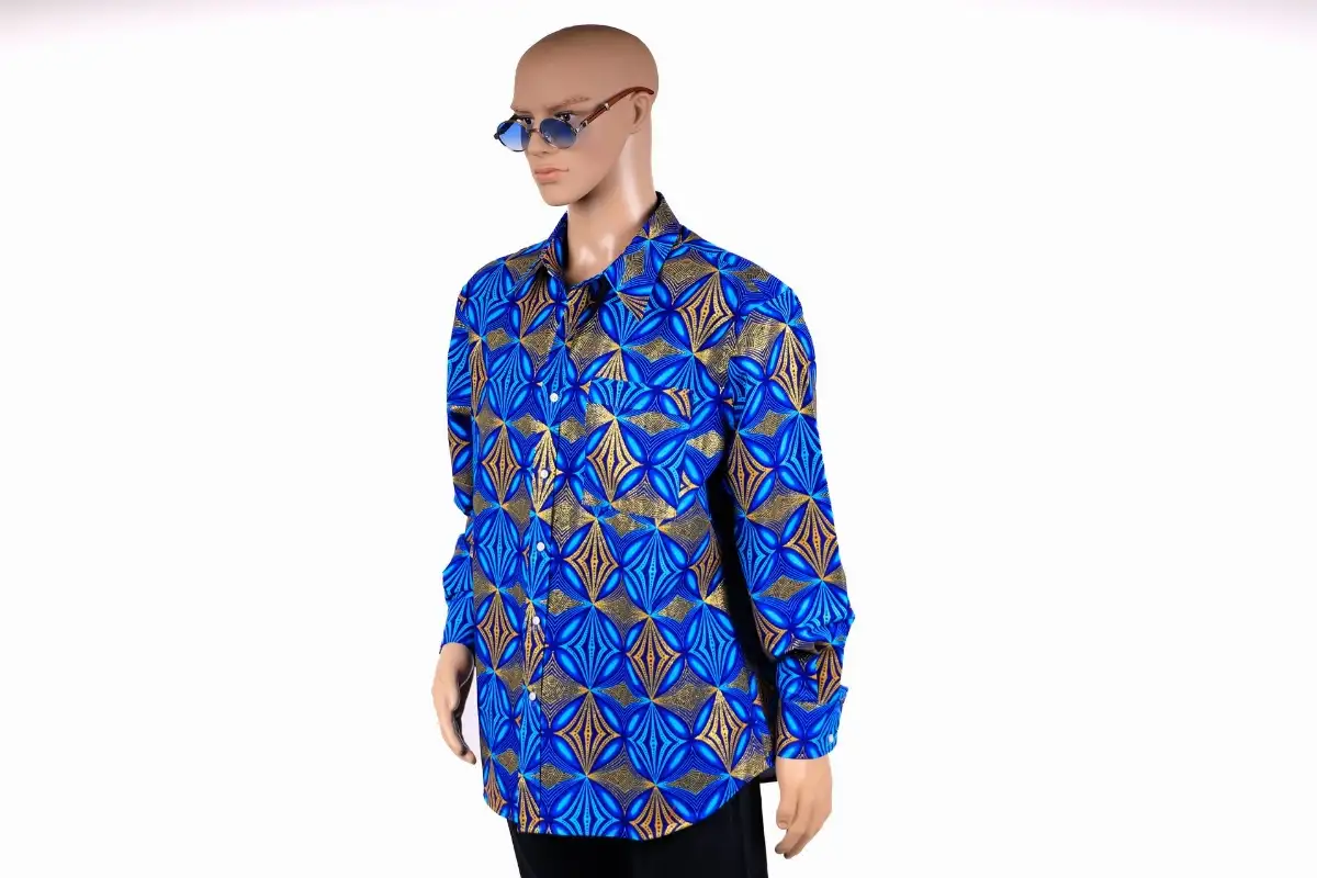 Chemise bleue