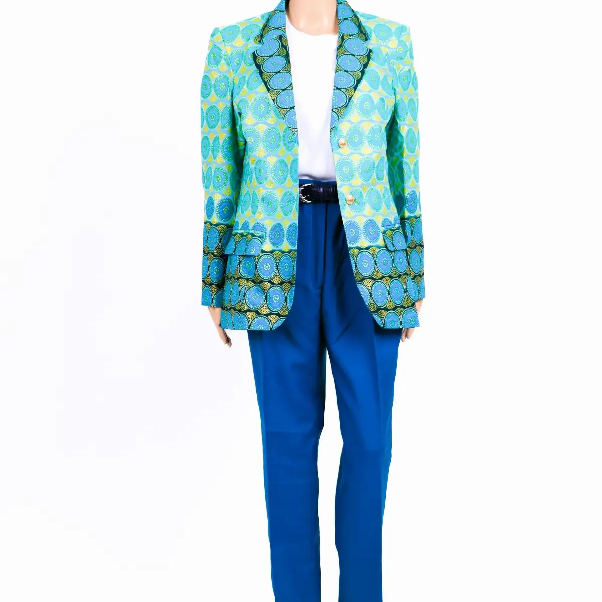 Veste nuances de vert-bleu